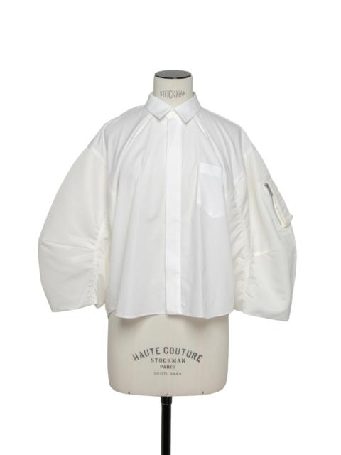 sacai Cotton Poplin x Nylon Twill Shirt