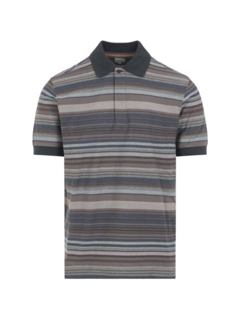 Paul Smith striped short-sleeve polo shirt