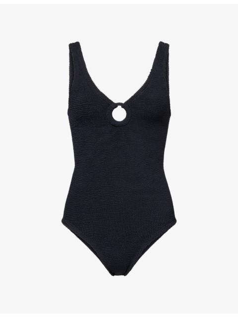 Hunza G Celine Hoop-Front Swimsuit