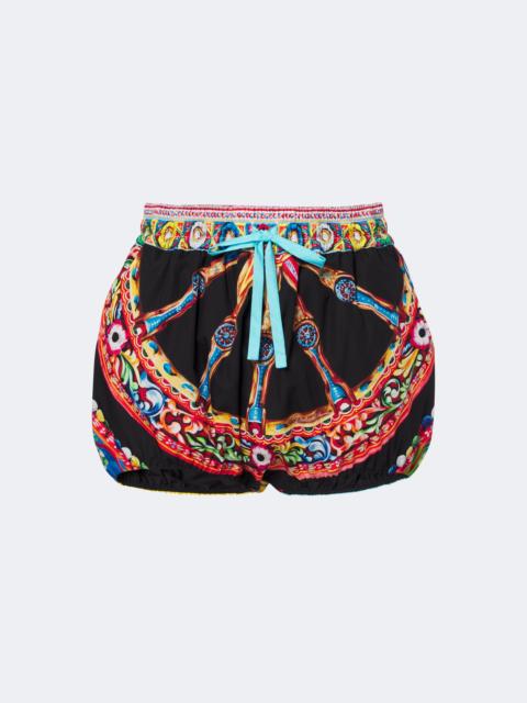 Dolce & Gabbana Carretto cotton poplin shorts
