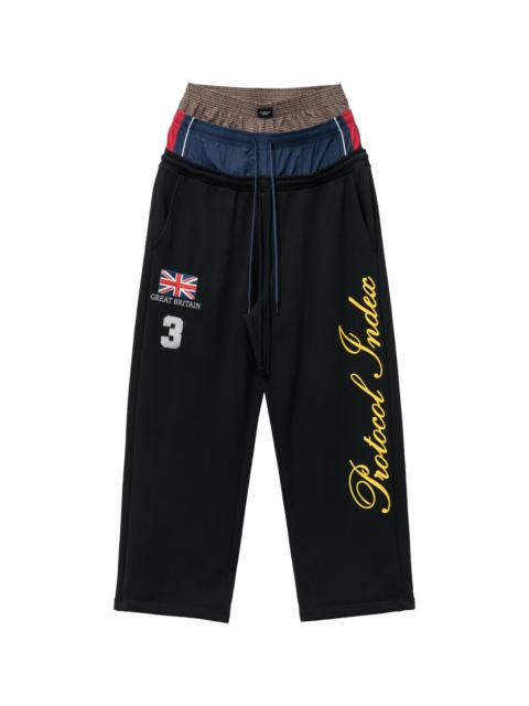 Protocol Index 3 Layered Sweat Pants "Black" PI00044