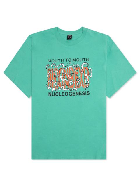 BRAIN DEAD BRAIN DEAD NUCLEOGENESIS T-SHIRT - PUTTY GREEN