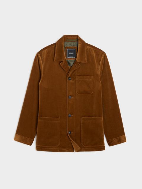 TODD SNYDER Italian Velvet Tailored Chore Coat