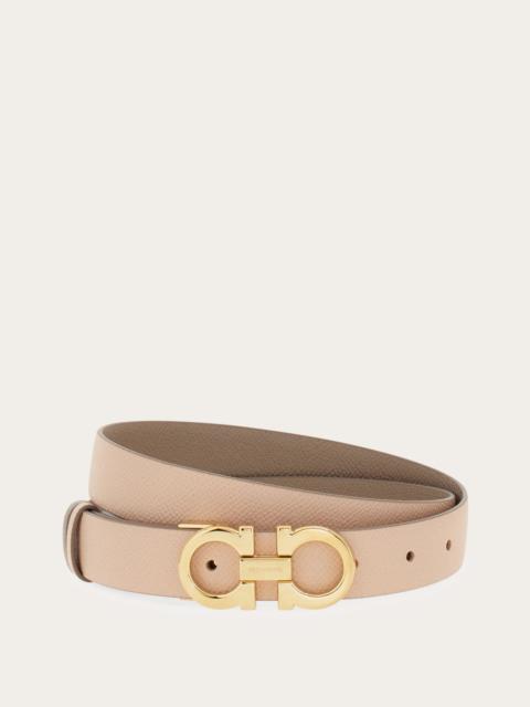 FERRAGAMO Gancini reversible and adjustable belt