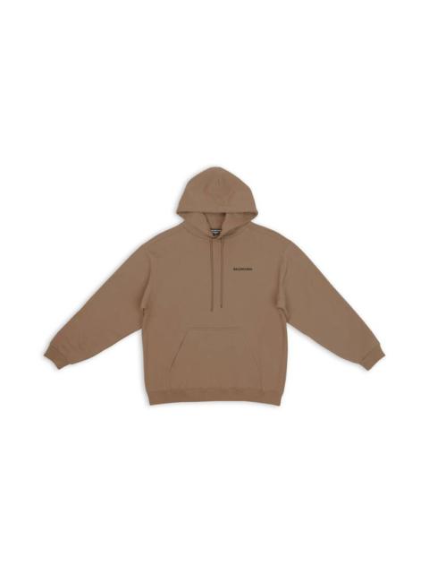 Men's Balenciaga Hoodie Regular Fit in Beige