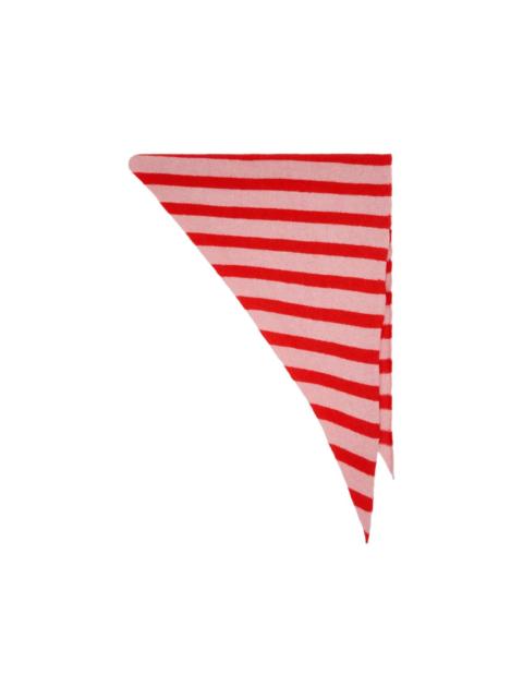 Paul Smith lambswool stripe neckerchief