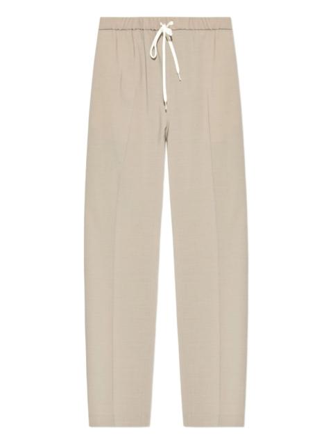 MM6 Maison Margiela drawstring-waist trousers