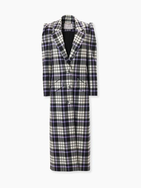 CAROLINA HERRERA Plaid Single-Breasted Coat
