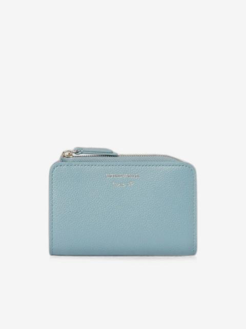EMPORIO ARMANI grained leather wallet