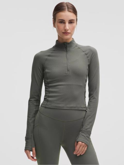 lululemon It's Rulu Cropped Half Zip