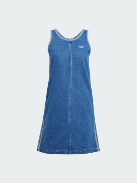 adidas Adicolor Denim 3-Stripes Tank Dress