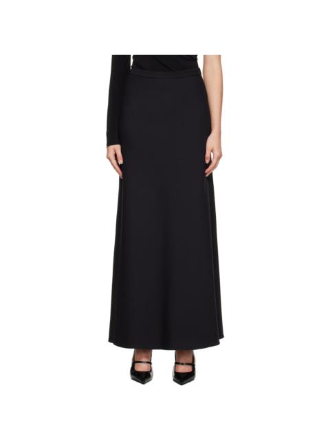 Max Mara Black Vernice Maxi Skirt