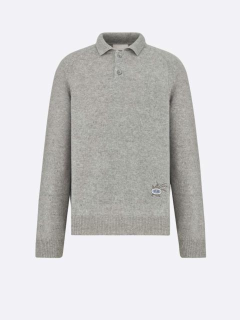 Dior Oversized Long-Sleeved Polo Shirt