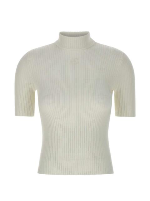 courrèges Reedition ribbed sweater