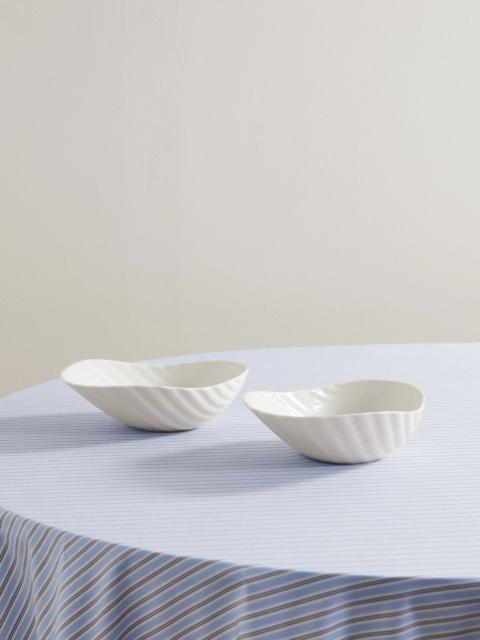 Gohar World Small Set Of Two Porcelain Bowls