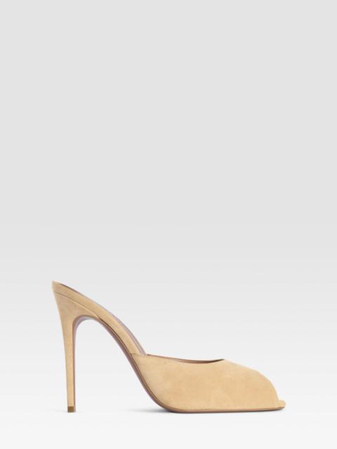 PARIS TEXAS Suede open-toe mule