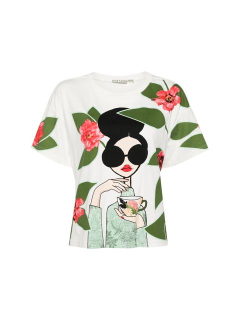 Alice + Olivia Evan T-Shirt | REVERSIBLE