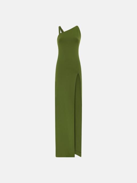 THE ATTICO GREEN LONG DRESS