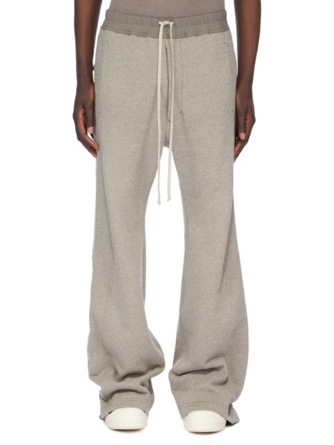 Rick Owens DRKSHDW Pantaloni In Felpa Pusher Pants Melange Grey