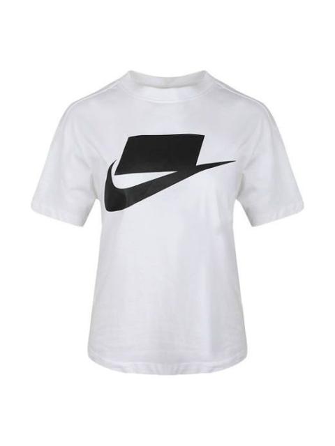 Nike (WMNS) Nike Sportswear Chest Classic Large Logo Short Sleeve White AH4008-102