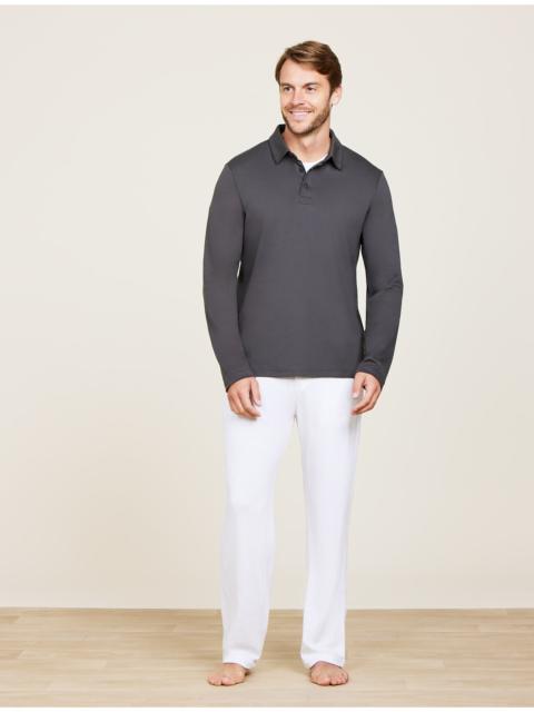 Barefoot Dreams Malibu Collection® Pima Long Sleeve Polo