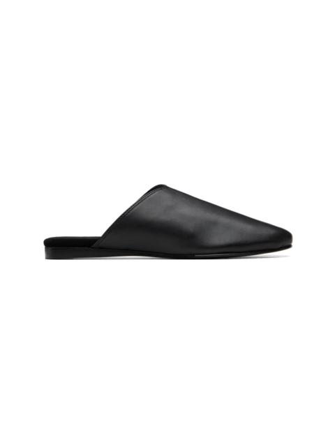 gimaguas Black Slip On Flat Loafers