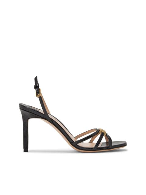 Whitney 85mm leather sandals