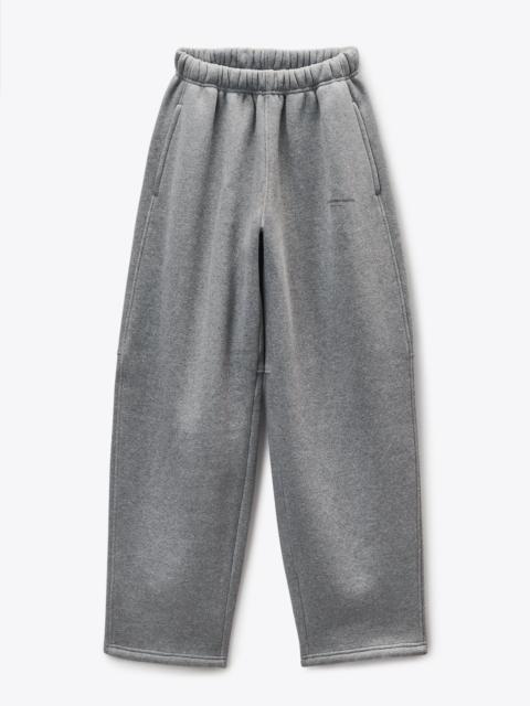 Alexander Wang ALLOVER CRYSTAL HOTFIX MID-RISE SWEATPANT