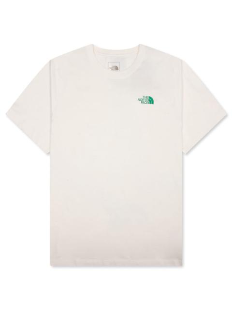 The North Face CELESTIAL DRIFT REGULAR S/S TEE - WHITE DUNE