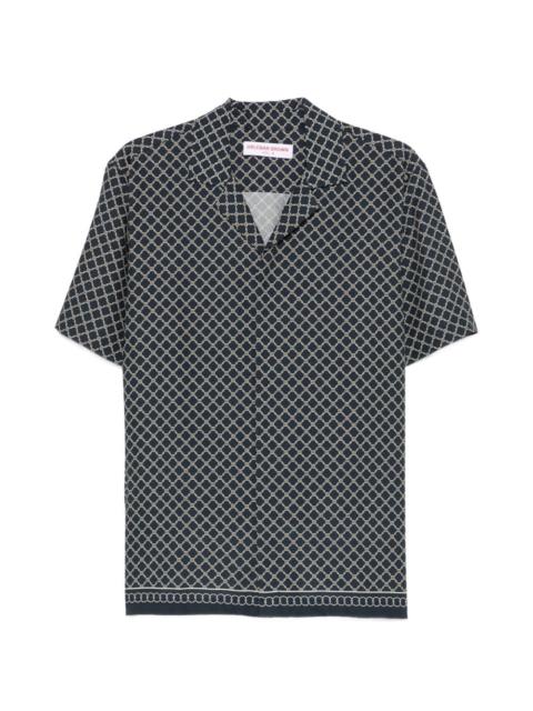 ORLEBAR BROWN geometric-print short-sleeve shirt