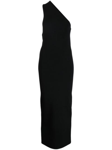 GALVAN Persephone one-shoulder midi dress