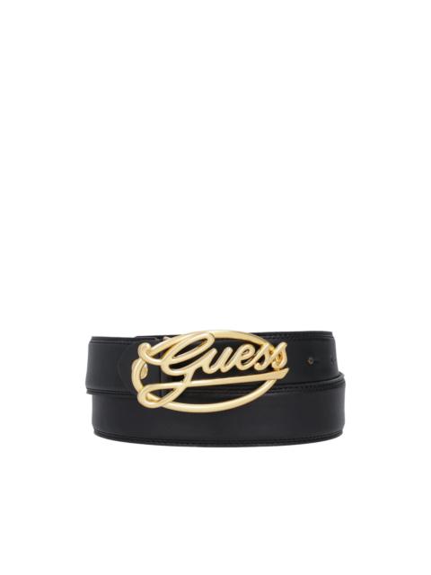 GUESS USA logo-buckle belt