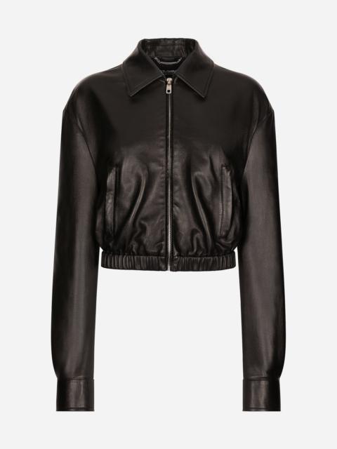 Dolce & Gabbana Lambskin bomber jacket