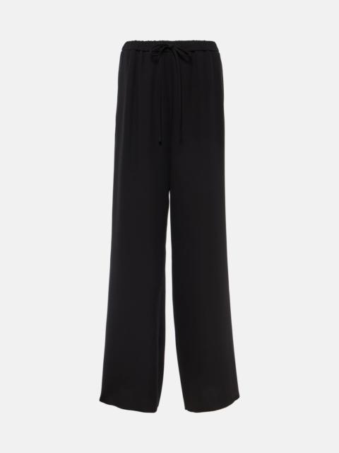 Valentino Cady Couture high-rise wide-leg pants