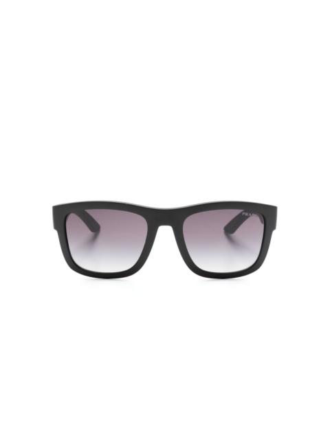 Prada logo-debossed square-frame sunglasses