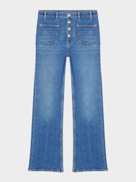maje Passiony Straight-Leg Jeans