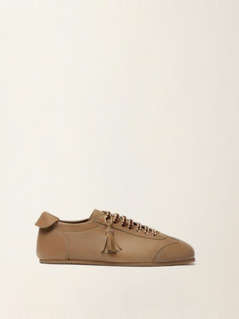 FABIANA FILIPPI Retro sneaker in patent look leather