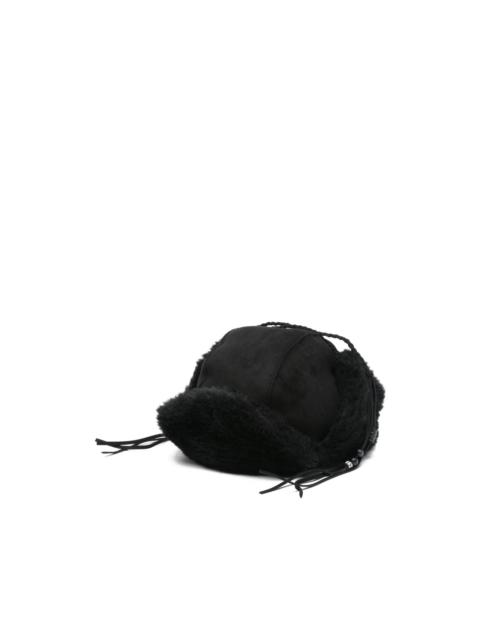 OPEN YY faux-fur ear-flap trapper hat