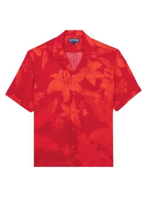 Vilebrequin Men's Flower Power Bowling Shirt - Lipstick