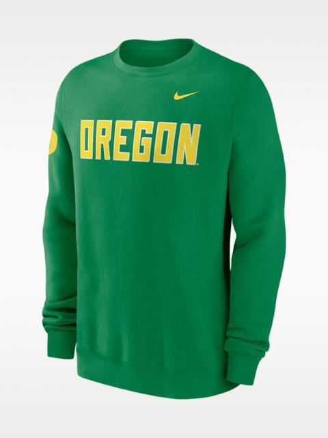 Nike Oregon Sideline Club Men's Nike College Pullover Crew