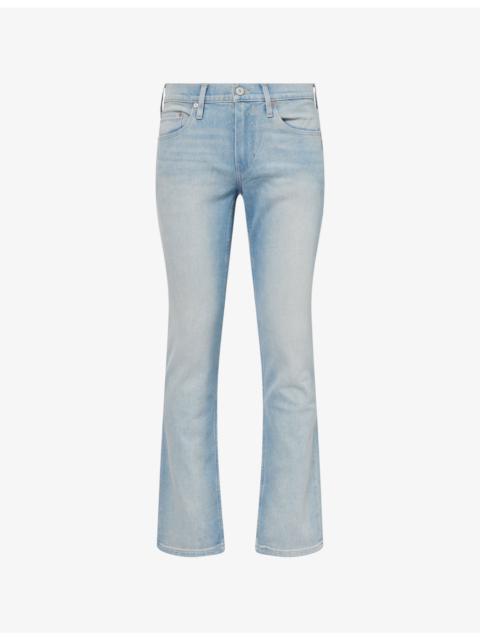 PAIGE Normandie Transcend Straight Stretch-Denim Jeans