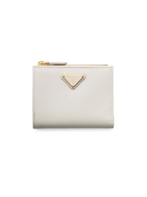 Prada Women's Small Saffiano Leather Wallet - Beige