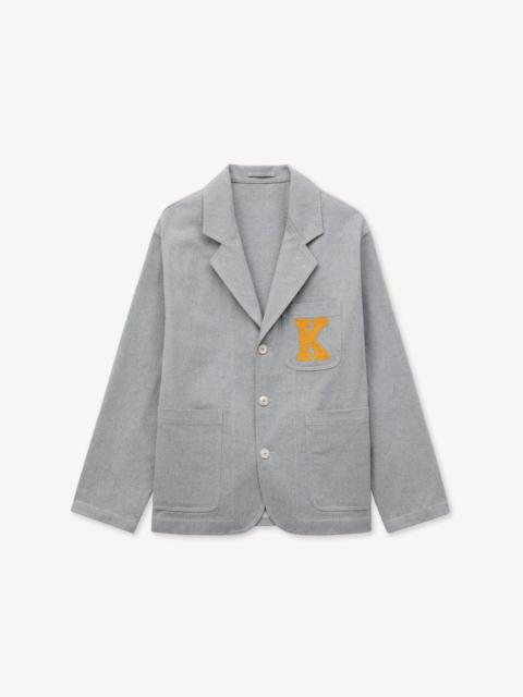 KENZO 'KENZO Varsity' embroidered workwear jacket in mixed cotton