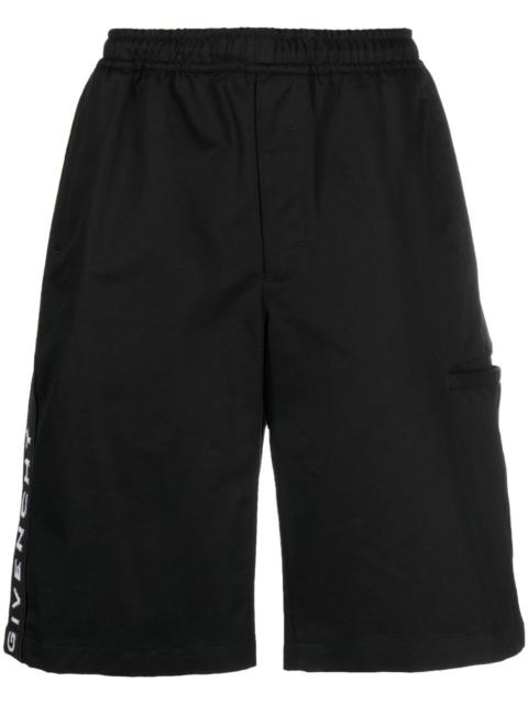 Givenchy logo-embellished cotton shorts