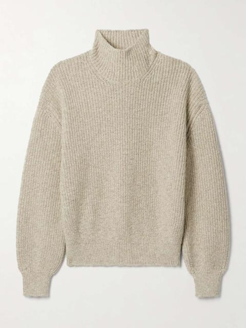 Loro Piana Ribbed cashmere turtleneck sweater
