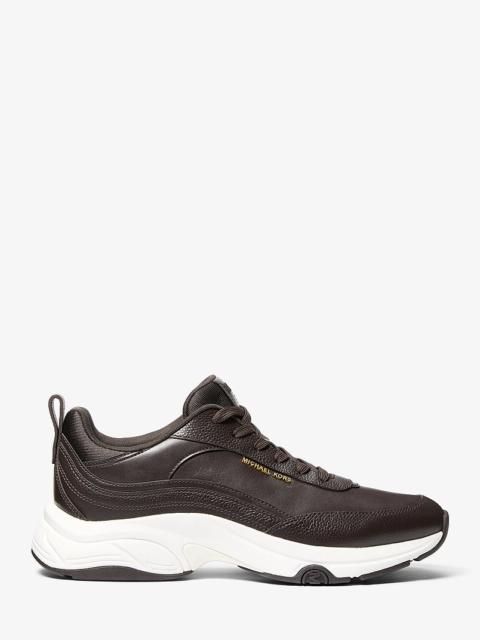 MICHAEL KORS Hartley Leather Trainer
