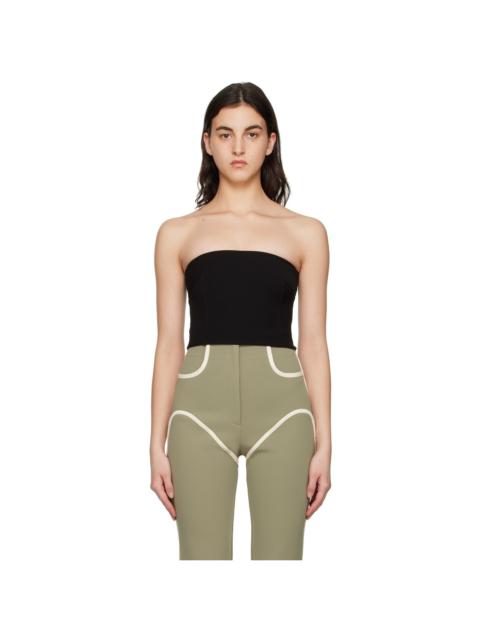 Paris Georgia SSENSE Exclusive Black Audrey Tank Top