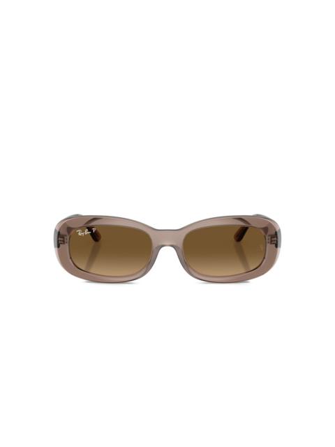 Ray-Ban branded oval-frame sunglasses
