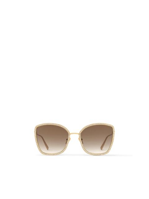 Louis Vuitton LV Link One Pearly Butterfly Sunglasses