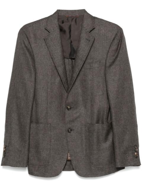 Canali dogtooth-pattern blazer